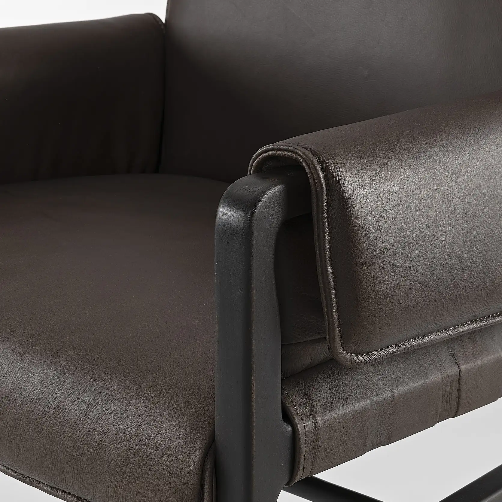 Steven espresso armchair