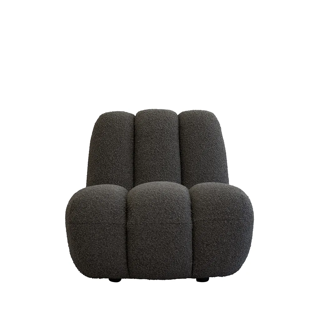 Toe Armchair - Deep Taupe