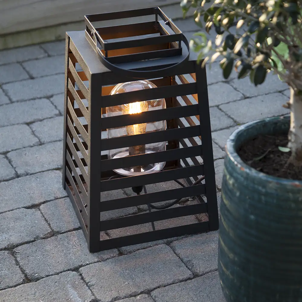 Yankton table/floor lamp Black