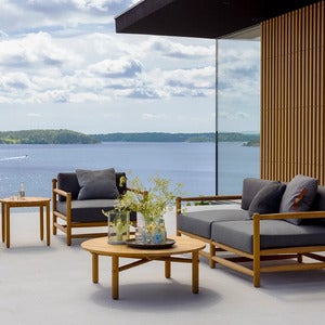 Saltholm teak coffee table
