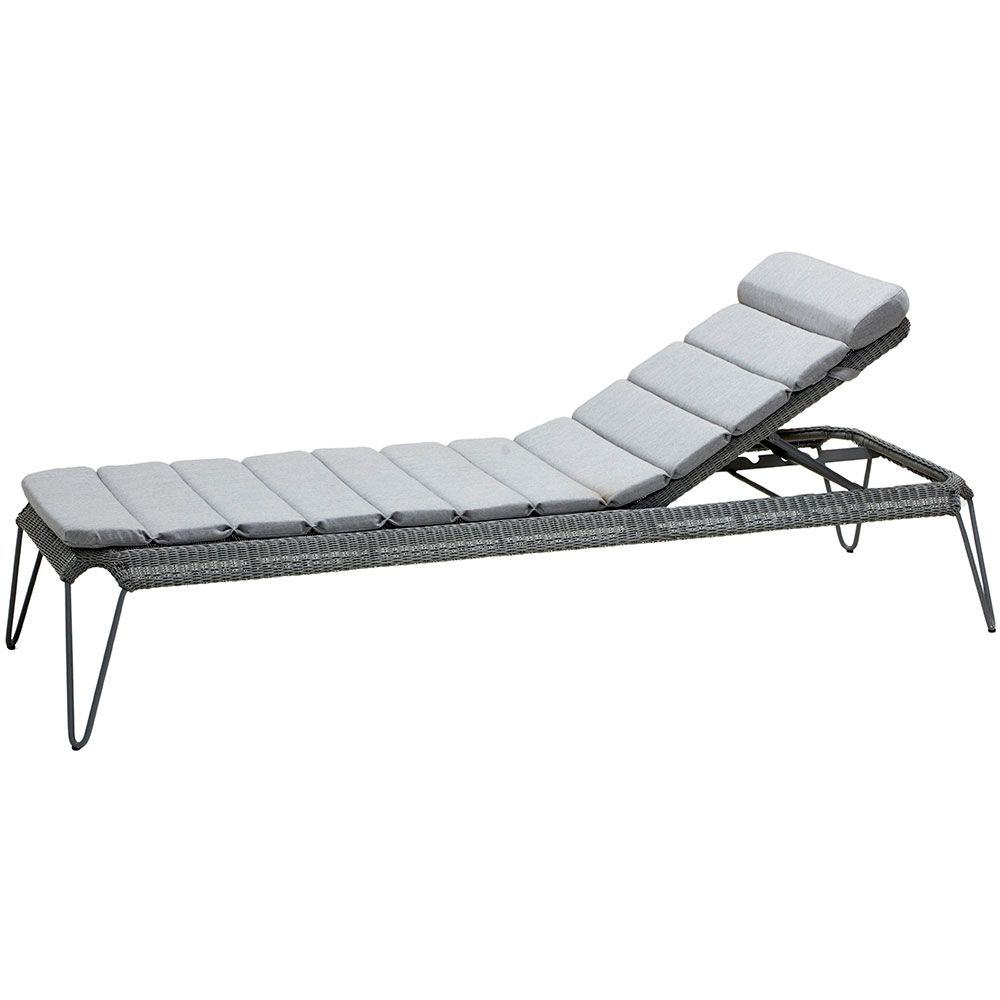 Breeze Sunbed Cushion Light Grey
