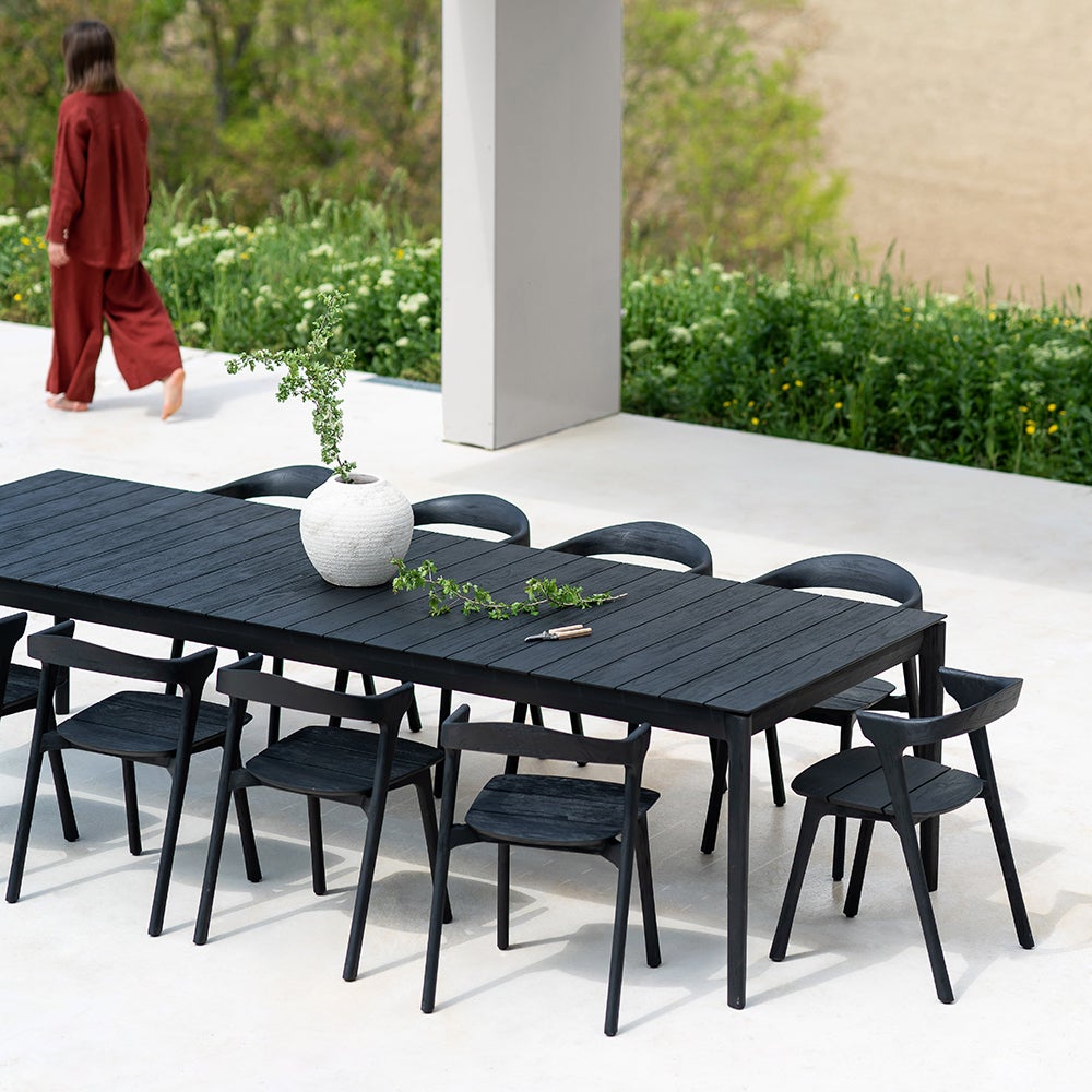 Bok Dining Table 300-110 cm Black 