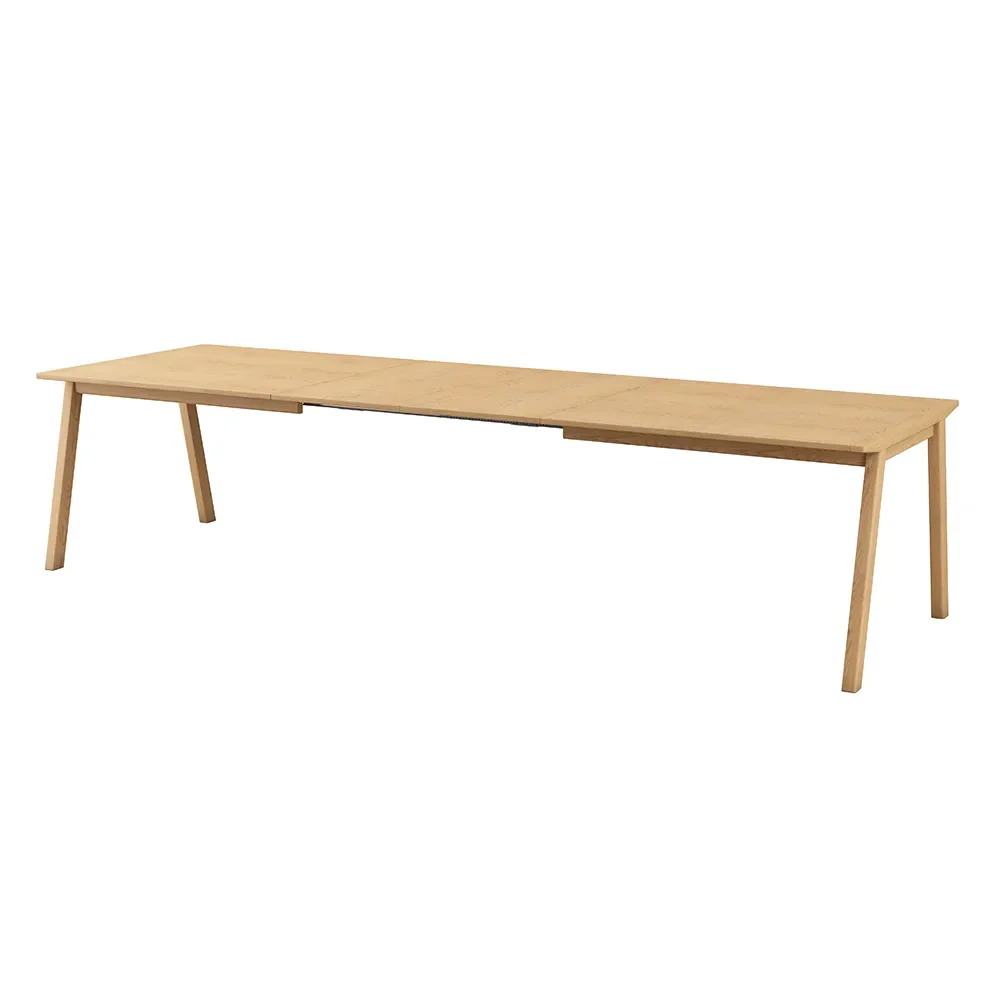 SM143 Dining table 100x209-305 cm Oak Natural oiled