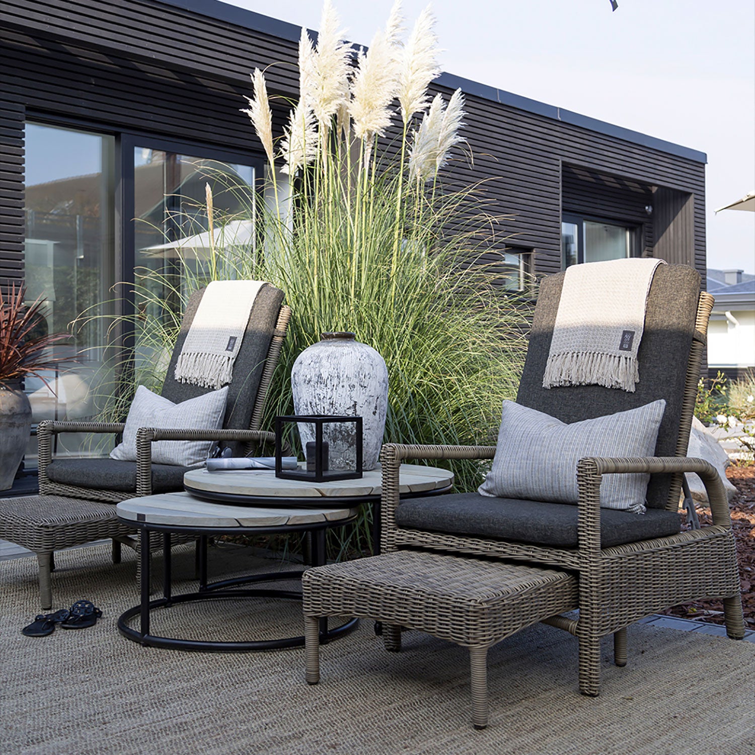 Tampa sunbed Outdoor rattan