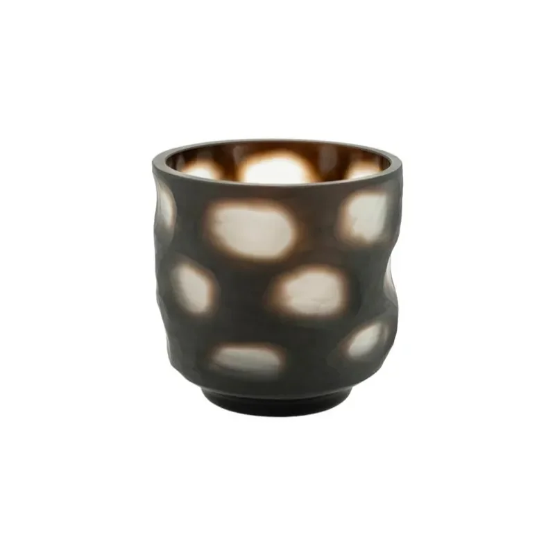 Koba small 13,5x13,5x13,5 cm Glass Brown