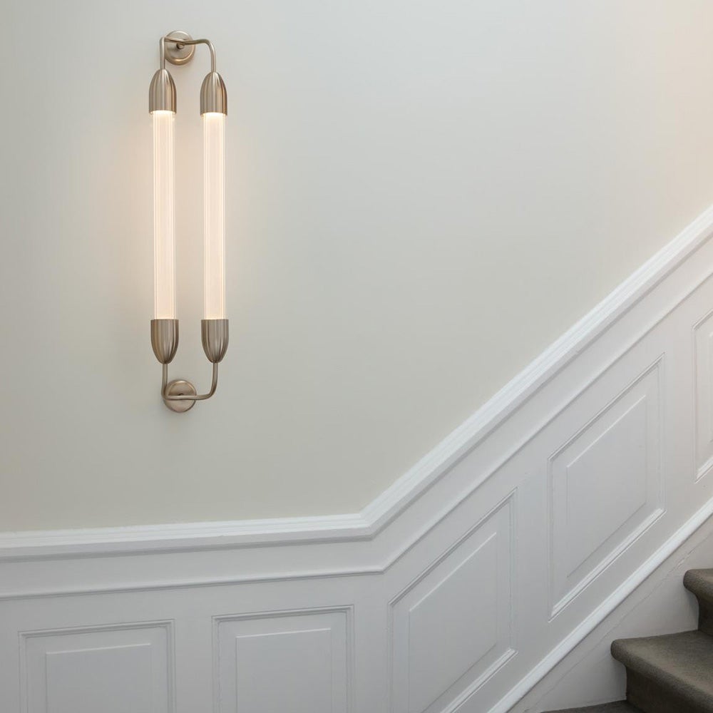 Lemon Squeeze Wall Lamp Double 94cm Brass