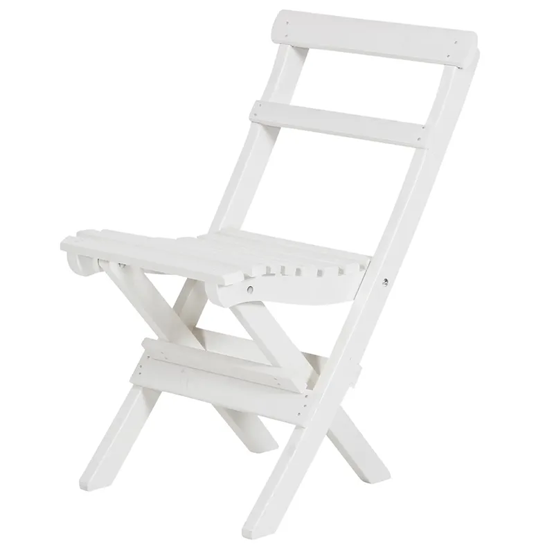 Gammeldags folding chair white