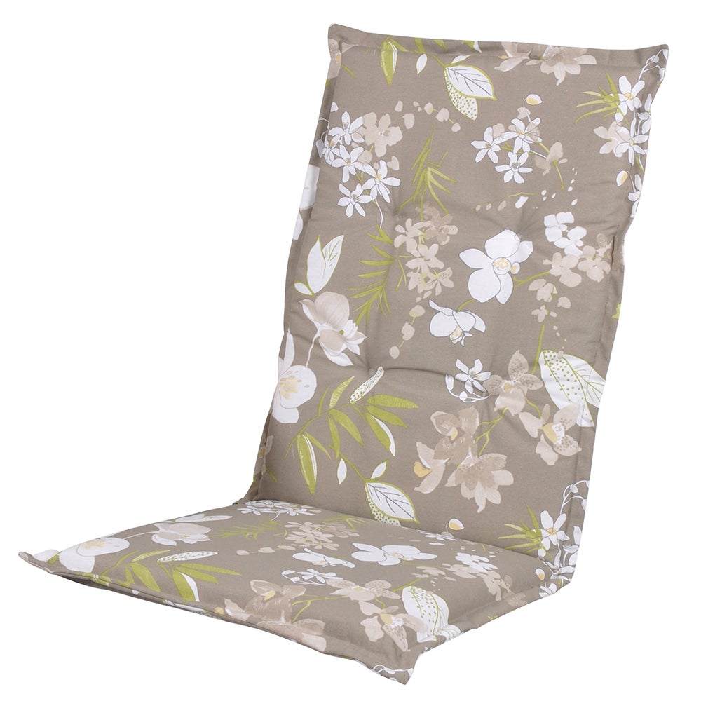 Recliner chair cushion Botanical beige