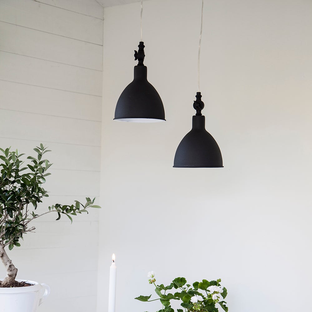 Bazar ceiling pendant Ø17cm Black