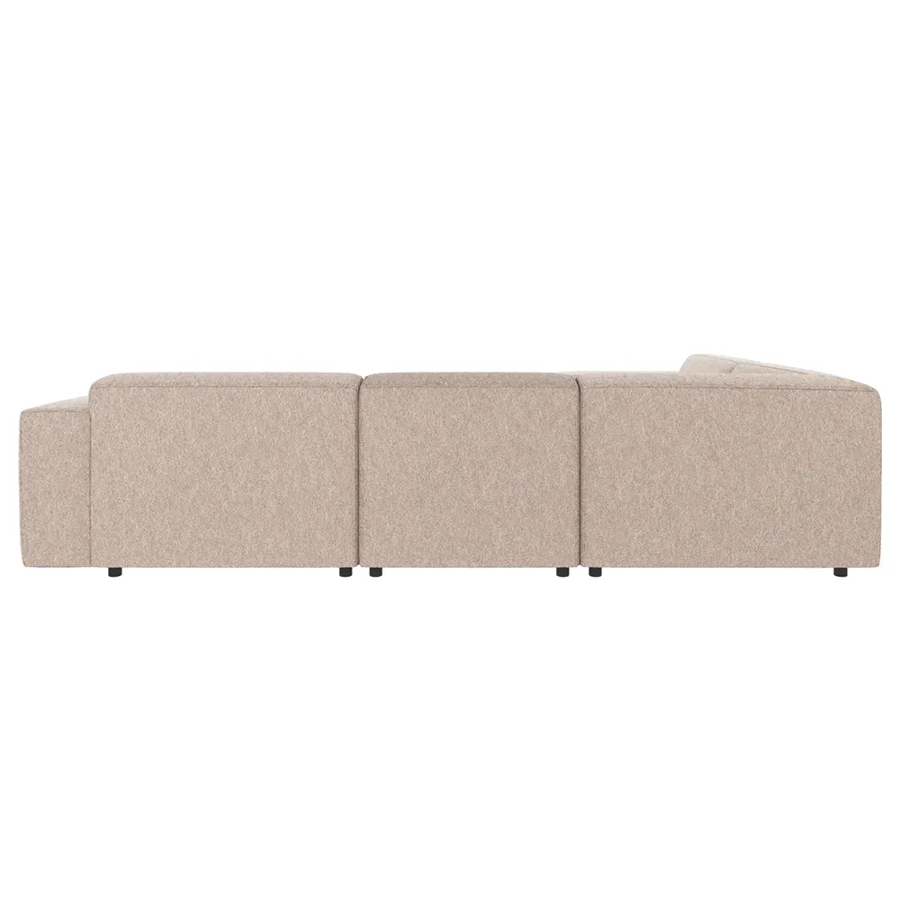 Willard corner sofa 2+3-seater fabric Alice light beige