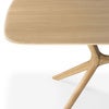 X Dining table Oak 250x100x76 cm