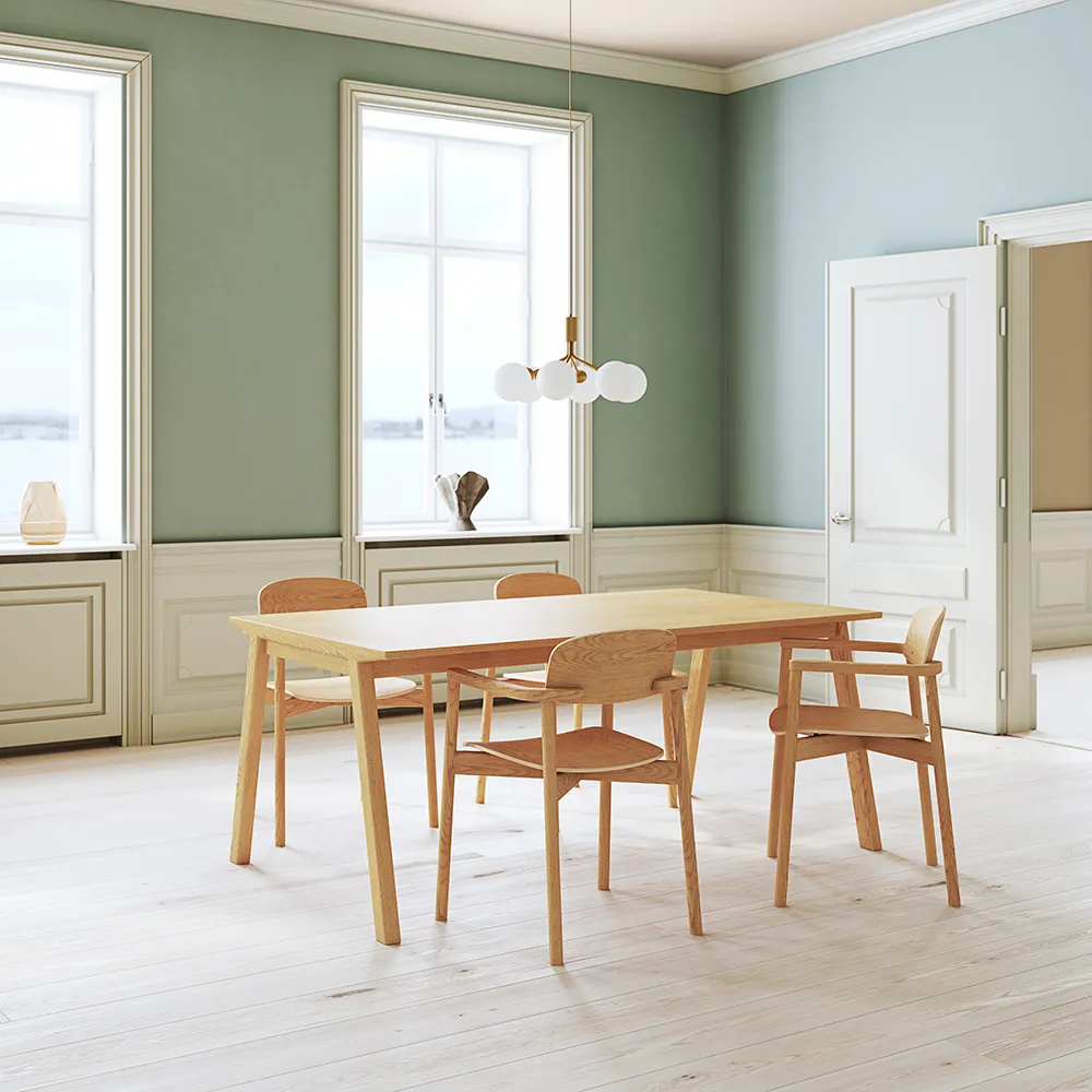 SM140 Dining Table 100x174 cm Solid Oak Natural Oiled