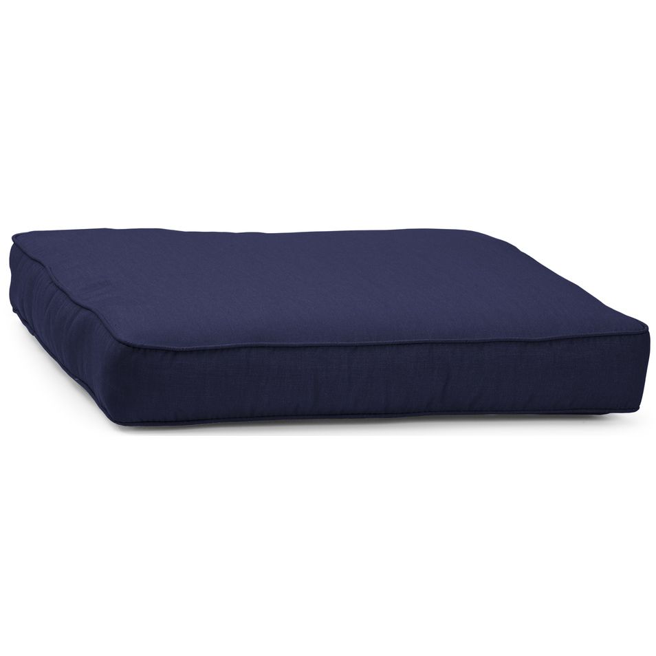 Seat cushion 56X50X12Cm Navy blue Dralon 