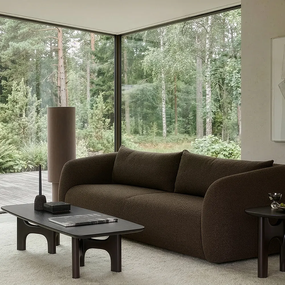 Side Table Flow Rose Brown