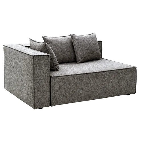 Muki end piece right Smokey grey