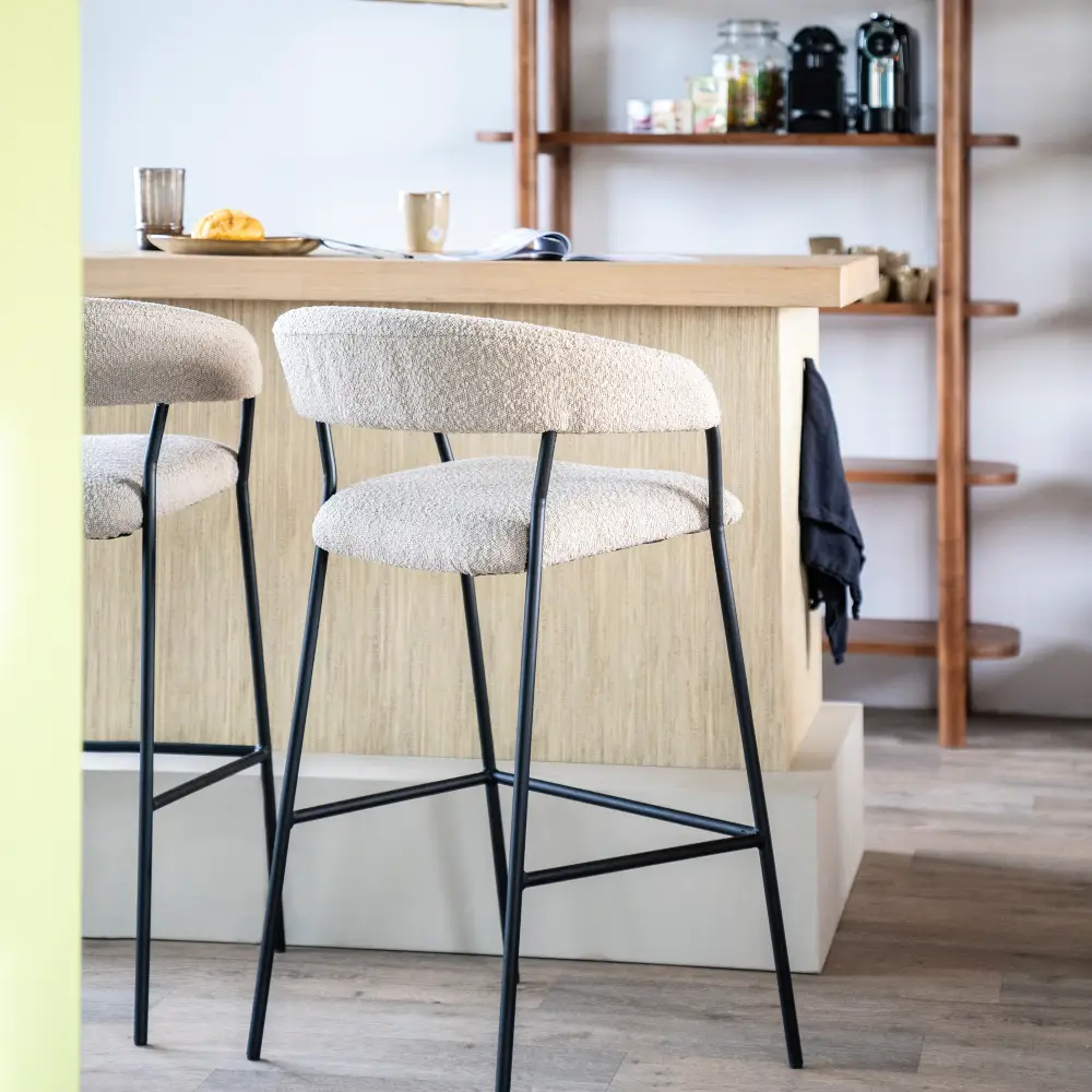 Luka Bar chair - beige Copenhagen