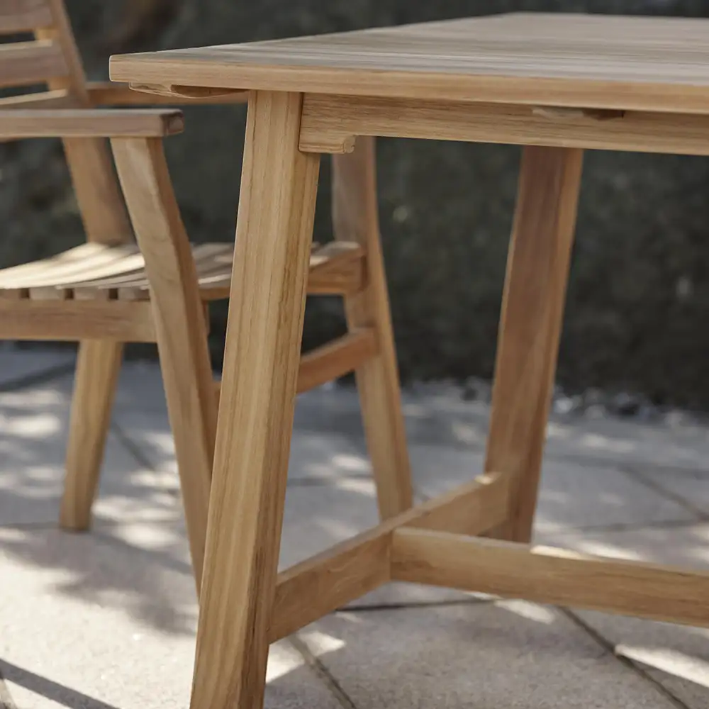 Keros dining table 100x220 cm teak