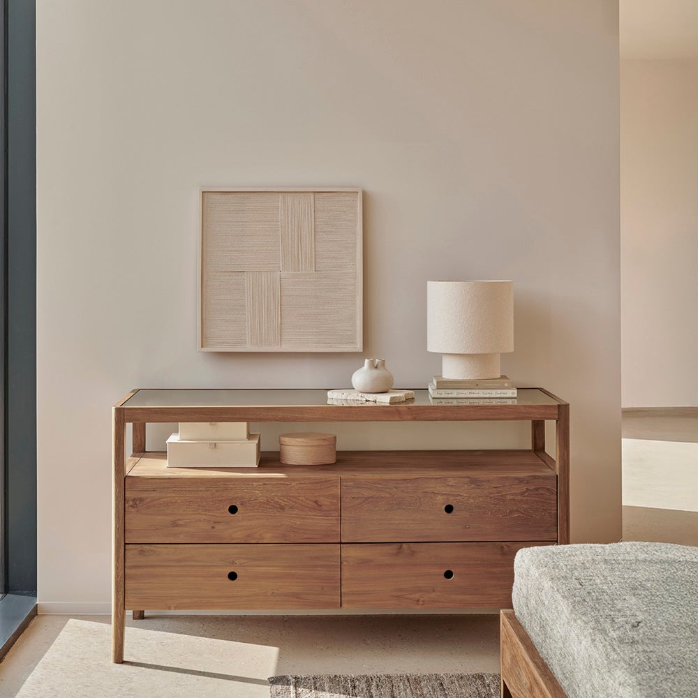 Spindle Chest of Drawers Reclaimed Teak