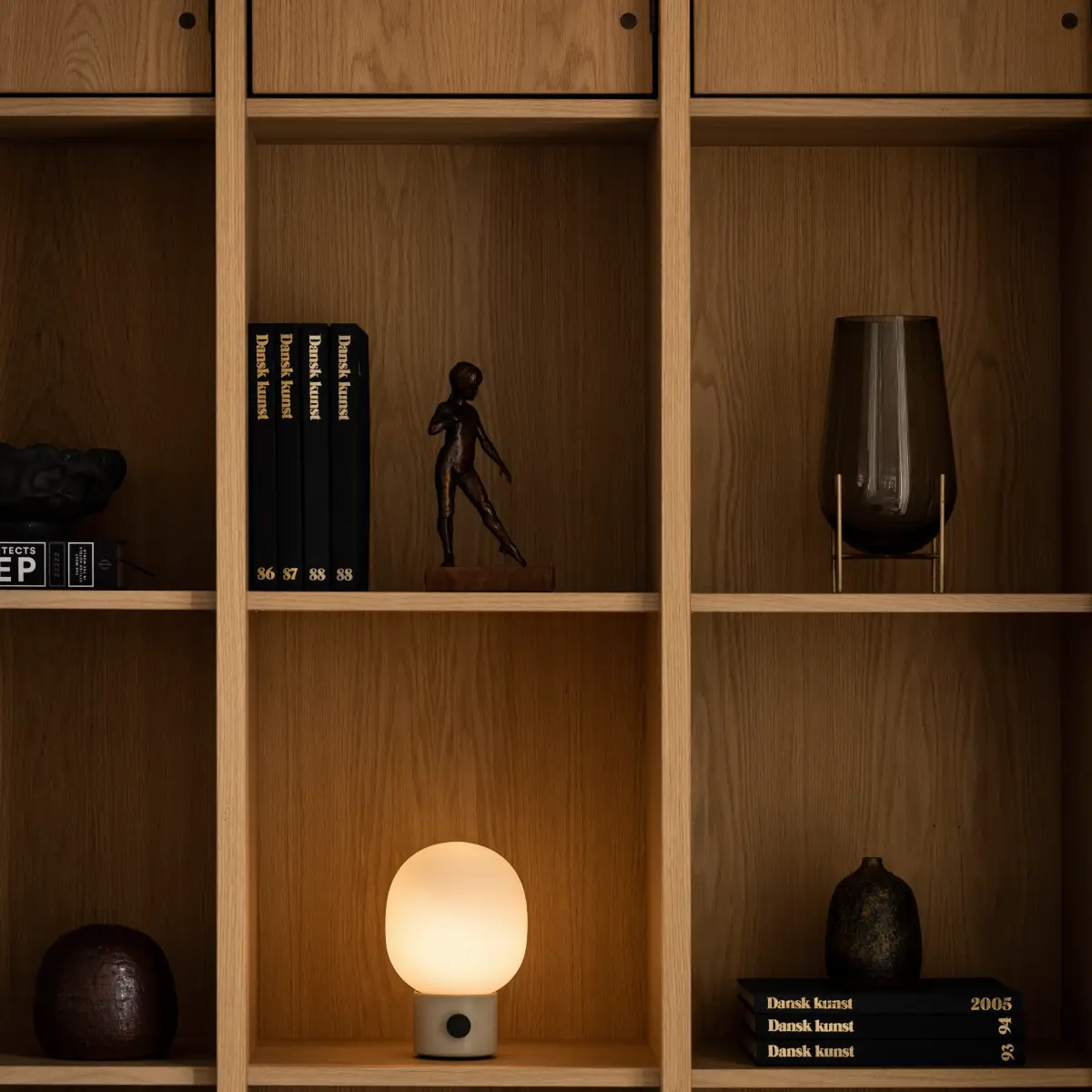 JWDA Portable Lamp Steel Alabaster White