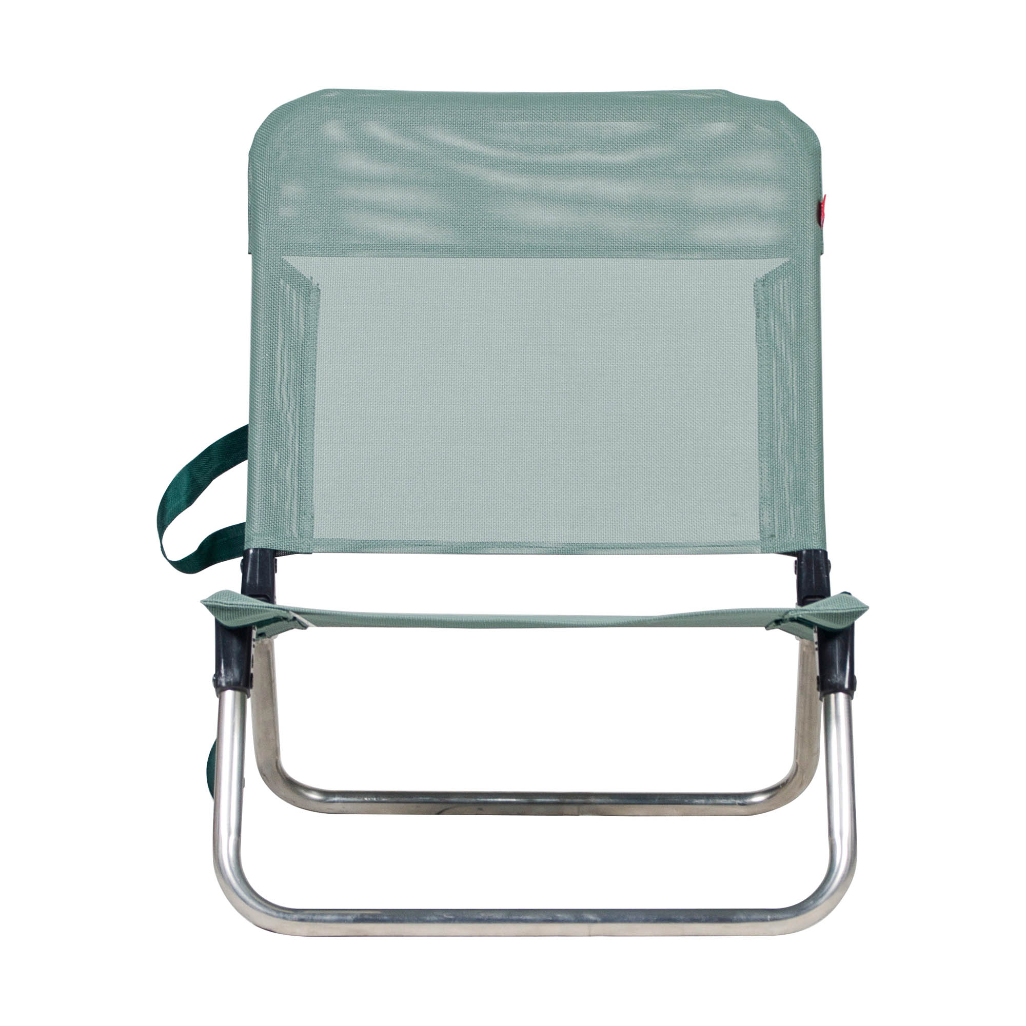 Quick sun lounger sage green aluminium/textilene