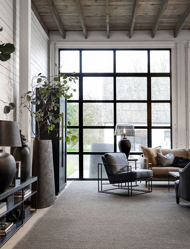 Bellagio Armchair Leather/Brass