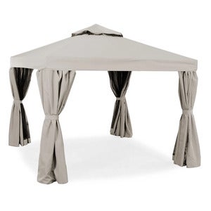 Luxor pavilion 300x300 cm sand aluminum 