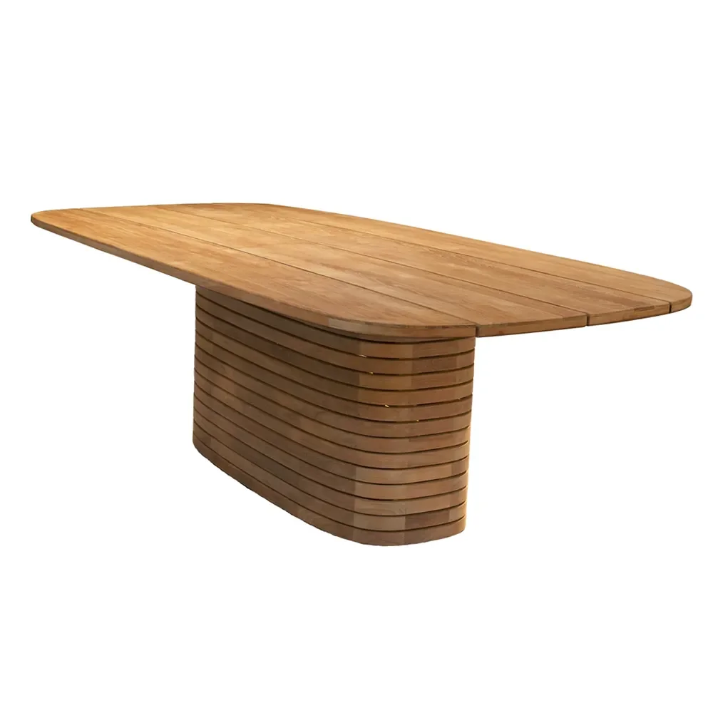 Table top 300x130 cm Teak planks