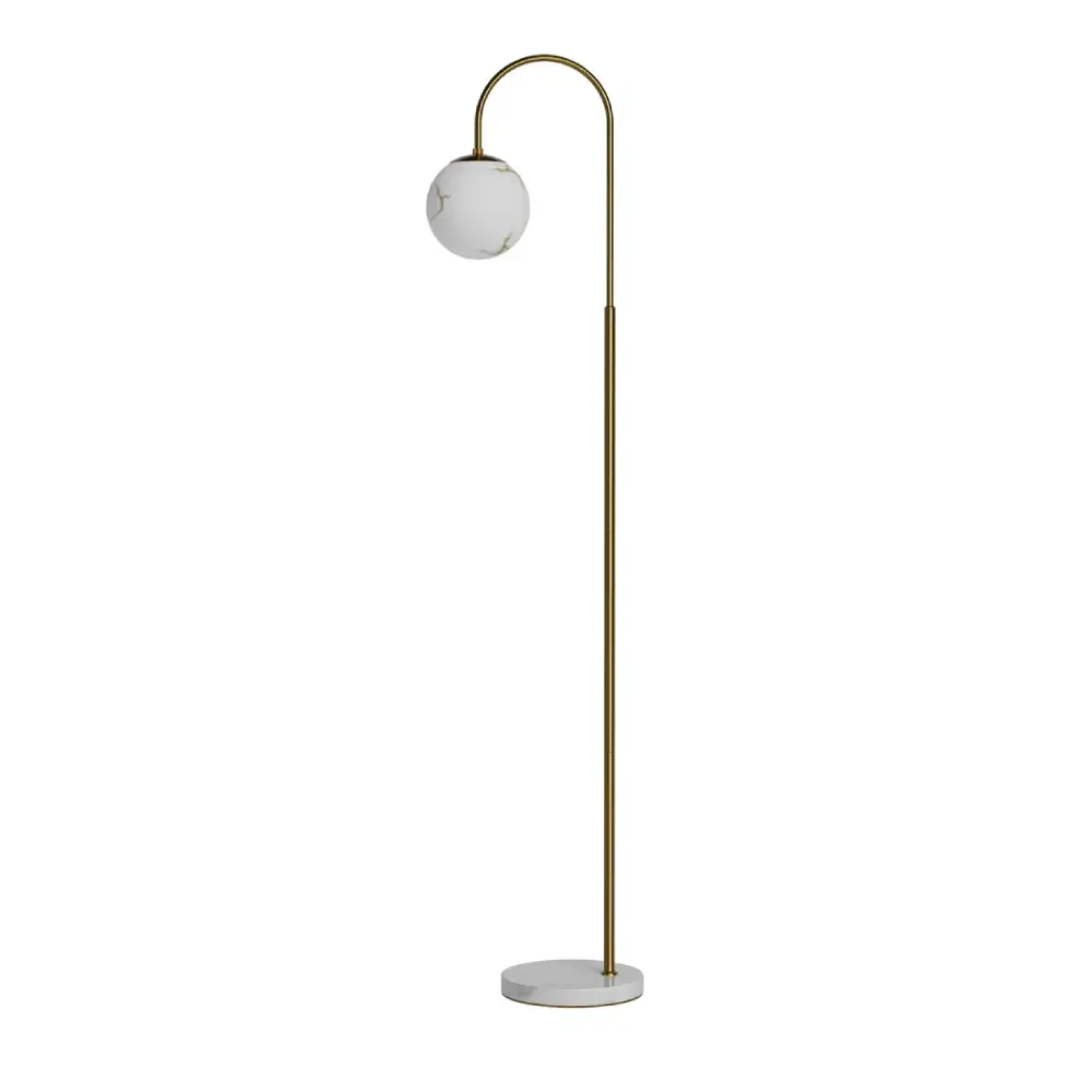 Bellagio floor lamp H163cm brass/white