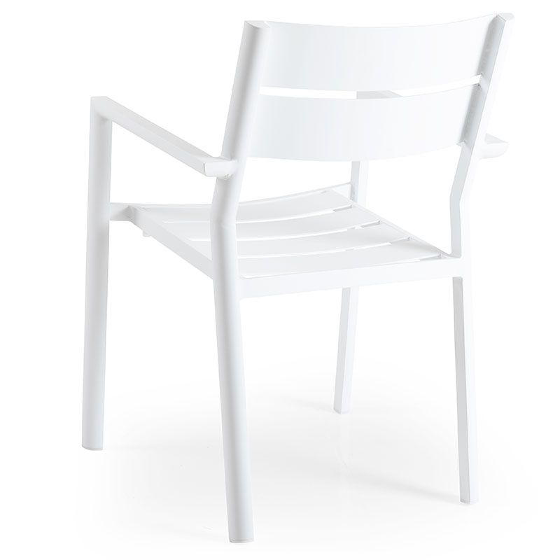 Delia armchair white
