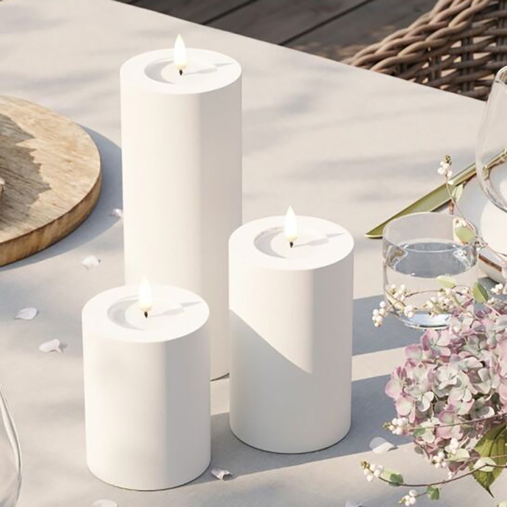  LED block light outdoor 7.5x10 cm white