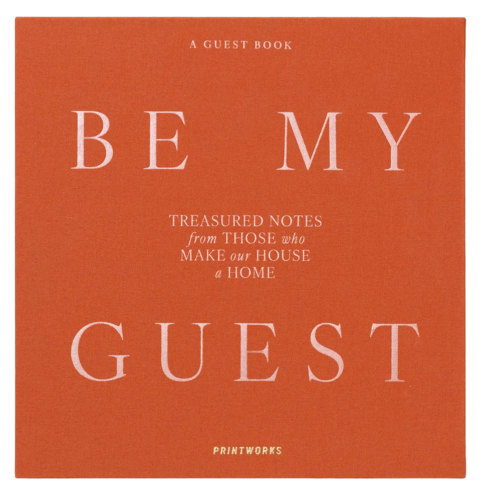 Guest Book Pink Be My Guest