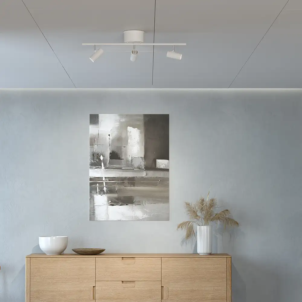 Cato Rail 3 Matt White Mr11 Incl Light Source