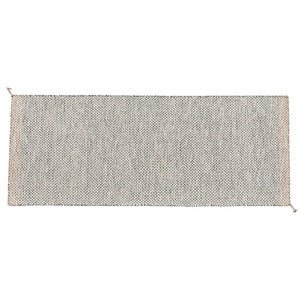 Ply Rug 200x80 cm Black/White 