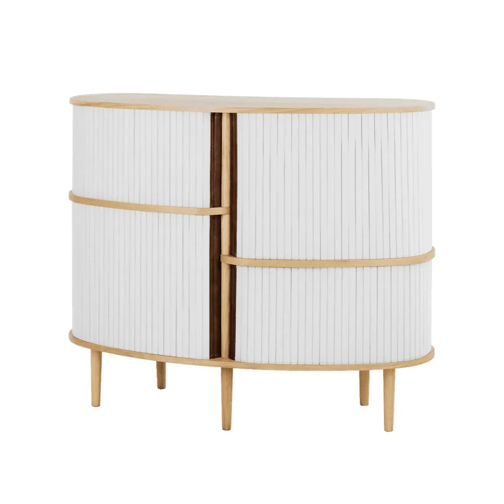 Audacious Highboard Cabinet Oak/Sterling