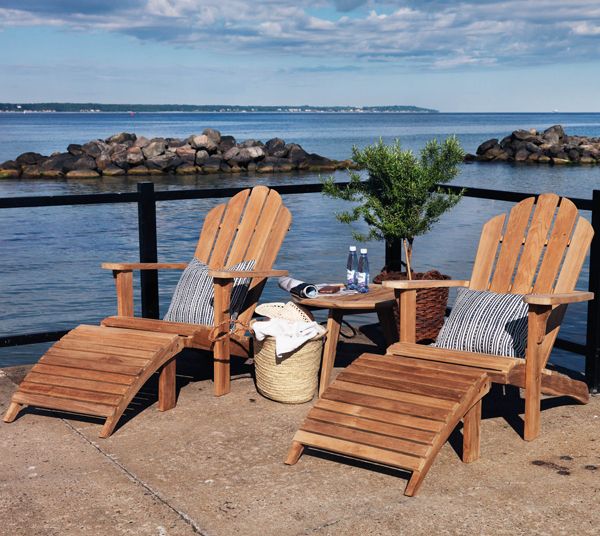 Margariti deck chair natural teak