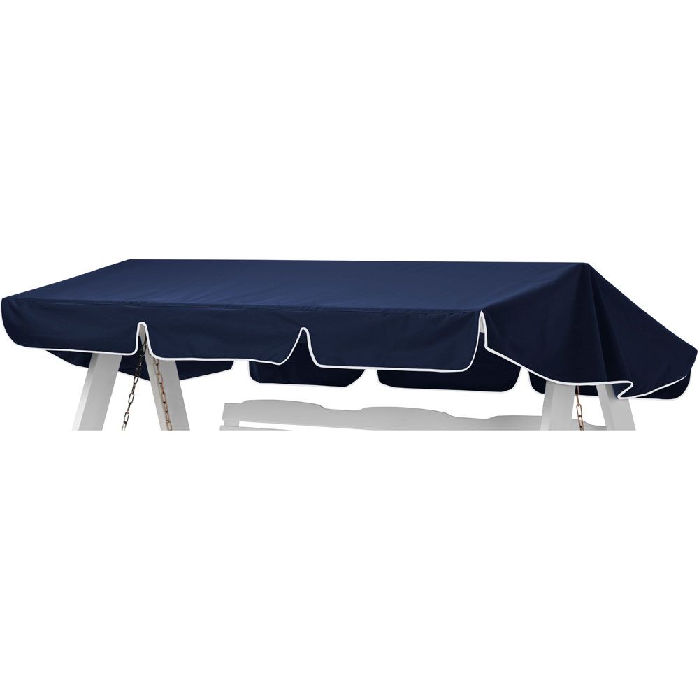 Swing sofa Roof Blue With White Edge 