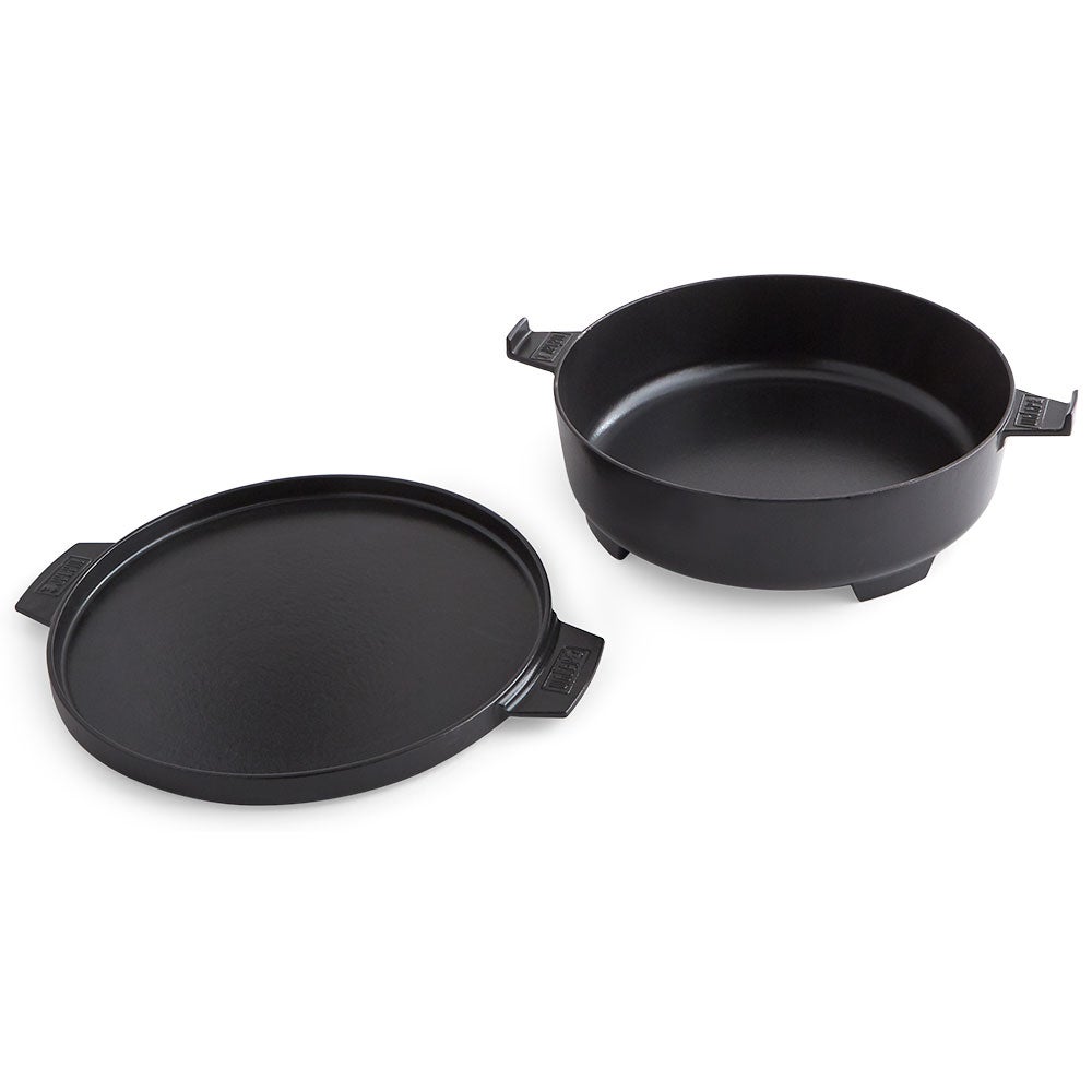 Cast iron casserole duo gbs black