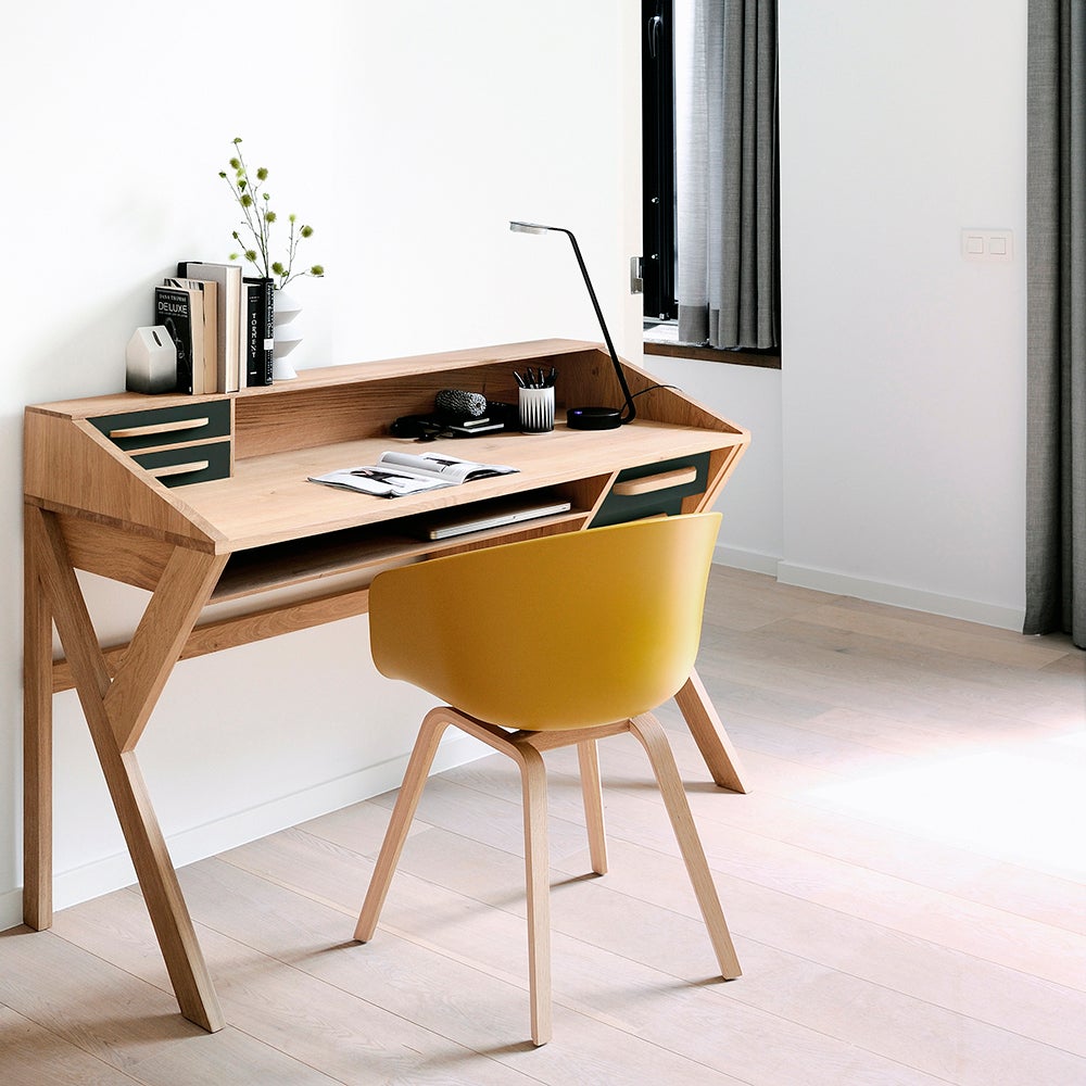 Origami desk black