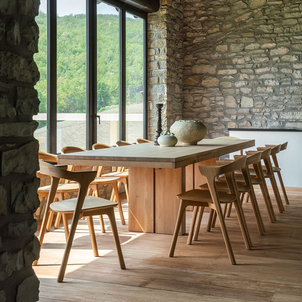 Double Dining table 100x200-300 cm Oak