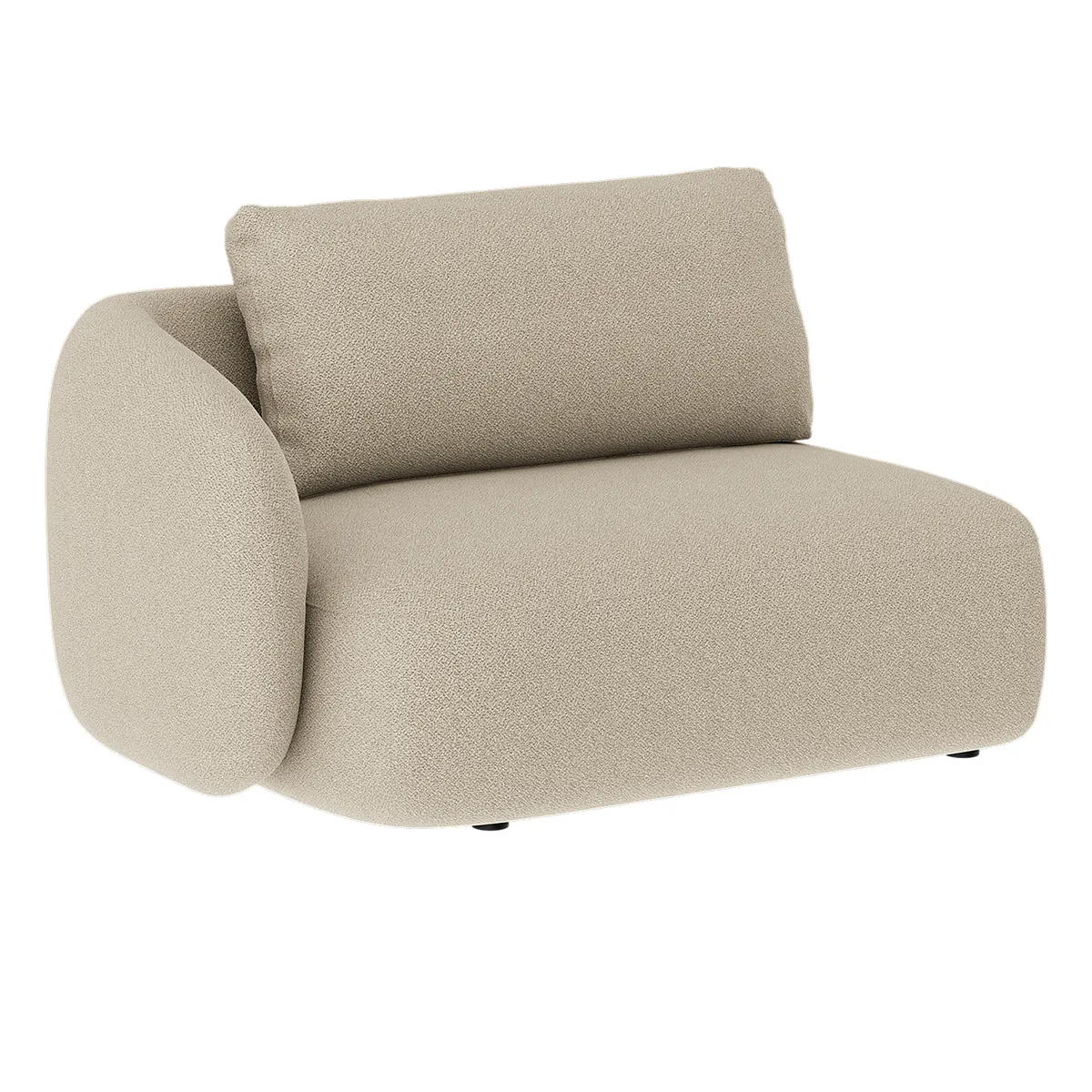 Dixon 1.5-seat section left Rhyme beige