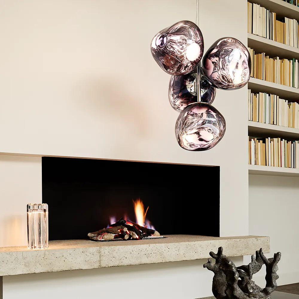 Melt Chandelier Mini Smoke LED