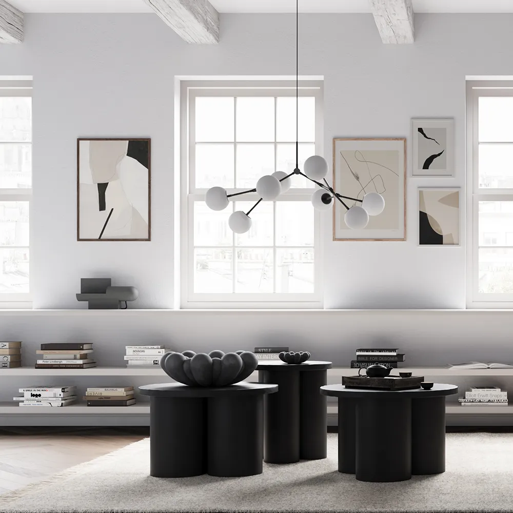 Big Foot Coffee Table Low - Coffee