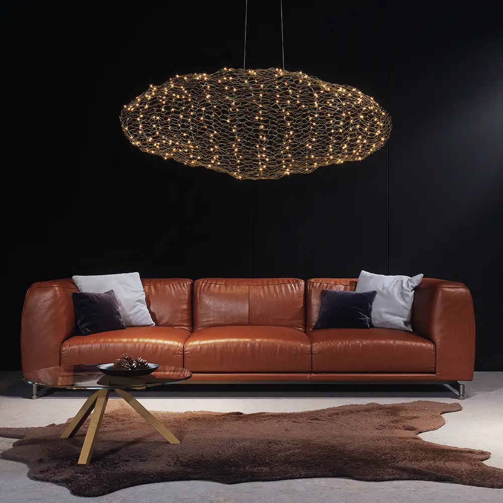 Hayden Ceiling Light L115cm Gold