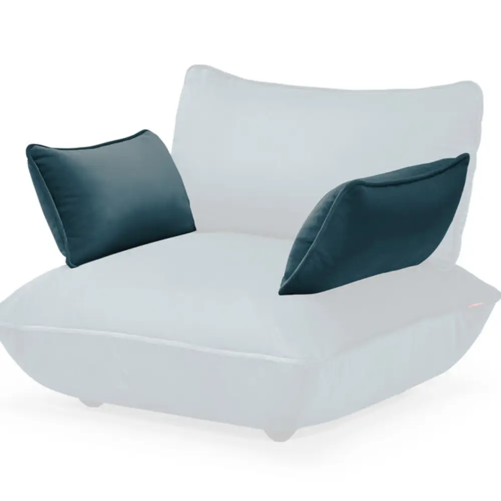 Sumo armrest velvet recycled petrol