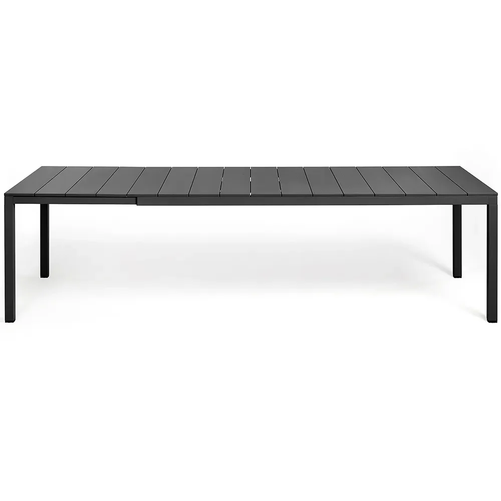 Rio Alu Dining Table 210/280x100 cm Anthracite
