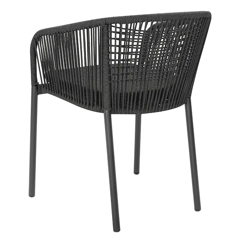 Delta chair    Anthracite / Slate Rope / Teddy Black