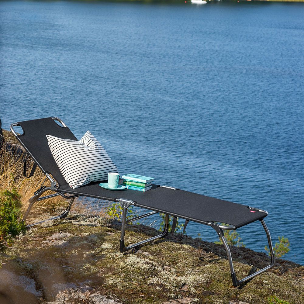 Amigo sunbed xxl white aluminium/textilene