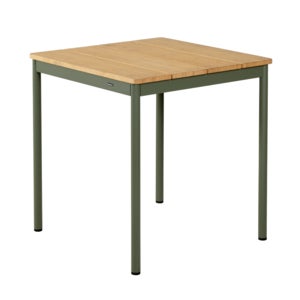 Nox Bistro table 70x70 - Bamboo/Nordic Green