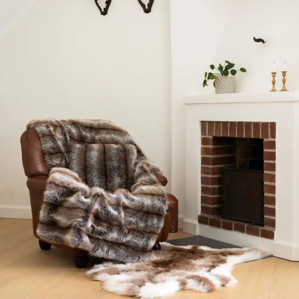 Reindeer rug 90x110 imitation