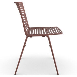 Zebra dining chair Terracotta